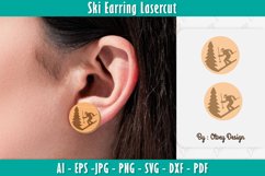 Ski Scene Earrings Lasercut BUNDLE Product Image 3