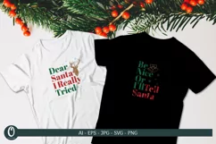 Vintage Christmas Signs SVG, DXF, EPS, Png Cut Files Product Image 2
