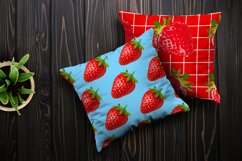 Strawberry Digital Papers | Fruits Pattern Digital Papers Product Image 2