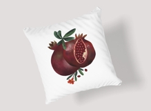 Hand drawn pomegranate illustration png Product Image 4