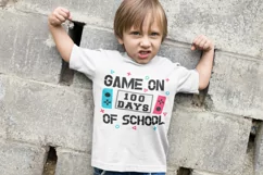 Game on 100 days of school SVG, 100 days boys SVG, 100 Days Product Image 7
