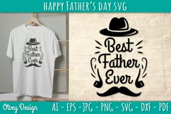 Happy Father's Day SVG | Happy Father's Day Cricut File Product Image 1