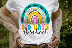 100 days of school SVG, 100 days rainbow SVG, 100 days SVG Product Image 3