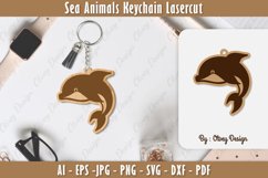 Keychain Sea Animals Lasercut SVG Product Image 1