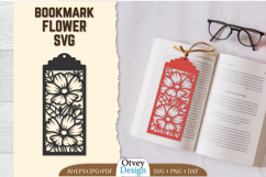 Bookmark Flower SVG Product Image 1