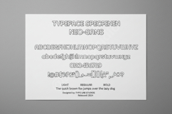Jequ - Modern Minimalist Display Typeface Product Image 10