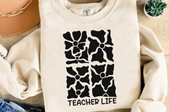 Teacher Life SVG | Boho Floral Teacher SVG Cutfiles Product Image 2