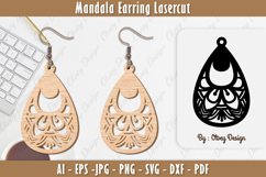 Mandala Earring Lasercut Bundle Product Image 3