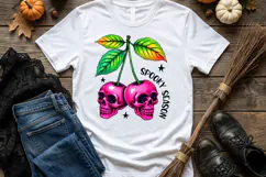 Spooky Season PNG, Halloween Sublimation, Skull PNG Design Product Image 2