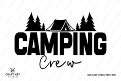Camping Crew, Camping SVG, Adventure SVG Design Product Image 1