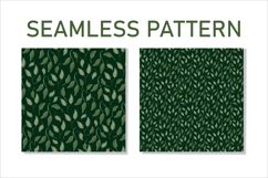 Dark Green Leaves Seamless Pattern | Seamless Pattern Product Image 2