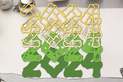 2024 Happy New Year 3d Layered Papercut|Mandala layered 2024 Product Image 2