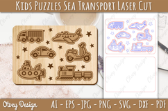 Kids Puzzles Transport Lasercut | Educational Puzzles Product Image 2