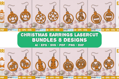 Christmas Earrings Lasercut BUNDLES Product Image 1