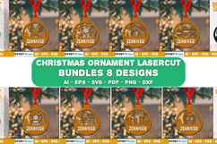 Christmas Ornaments SVG Layered Lasercut BUNDLES 8 DESIGNS Product Image 1