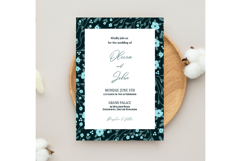 Disty Floral Wedding Invitation | Wedding Invitation Product Image 3