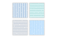 Winter Stripes Digital Paper Patterns | Stripes Pattern Product Image 2