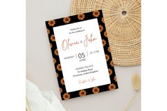 Sunflower Wedding Invitation | Wedding Invitation Product Image 3