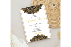 Mandala Wedding Invitation Template | Wedding Invitation Product Image 3