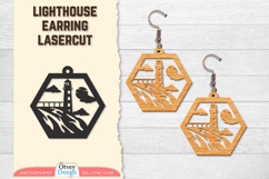 Lighthouse Earring Lasercut BUNDLES Product Image 4