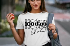 100 days of School SVG, 100 days SVG, Teacher 100 day SVG Product Image 4