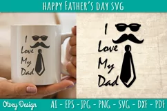 Happy Father's Day SVG | Happy Father's Day Cricut File Product Image 3