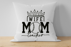 Wife Mom Teacher SVG, Back To School SVG Product Image 3