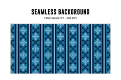 Snowflake Seamless Pattern | WInter Digital Paper Product Image 3