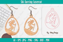 Ski Scene Earrings Lasercut BUNDLE Product Image 4