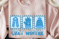 Cozy Winter Coquette Frame, Winter Clipart, Winter Png Product Image 3