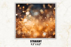 Golden Bokeh Tumbler Wrap | Bokeh Tumbler | Tumbler Wrap Product Image 3