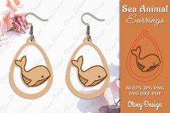 Keychain Sea Animal Lasercut SVG BUNDLE Product Image 4