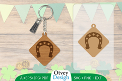 Keychain St Patrick&#039;s Day Lasercut Product Image 1