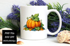 Pumpkin Fall Leaves Png | Fall Png Product Image 3