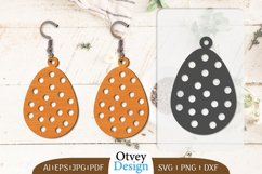 Happy Easter Egg Earrring Lasercut BUNDLES 12 DESIGNS Product Image 4