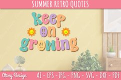 Summer Retro Quotes SVG| Retro Summer SVG Product Image 3