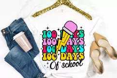 100 days of School SVG, 100 days of School PNG Product Image 4