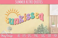 Summer Retro Quotes SVG| Retro Summer SVG Product Image 3