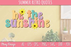 Summer Retro Quotes SVG| Retro Summer SVG Product Image 3
