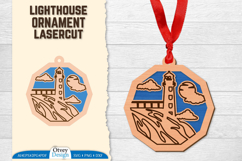 Lighthouse Ornament Lasercut BUNDLES Product Image 4