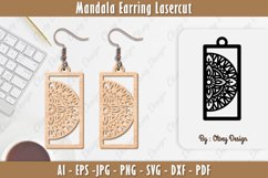 Mandala Earring Lasercut Bundle Product Image 4
