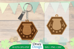 Keychain St Patrick&#039;s Day Lasercut Product Image 1