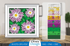 3D Shadow Box Floral Layered Papercut BUNDLES Product Image 4