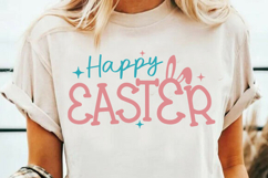 Happy Easter Quote T-Shirt Design | Easter Sublimation PNG Product Image 3
