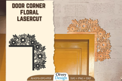 Door Corner Floral Lasercut BUNDLES Product Image 4
