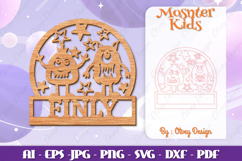Monsters Kids Name Sign Lasercut BUNDLES Product Image 4