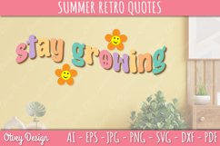 Summer Retro Quotes SVG| Retro Summer SVG Product Image 3