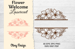 Flower Welcome Lasercut Product Image 1