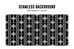 Snowflake Seamless Pattern | WInter Digital Paper Product Image 3