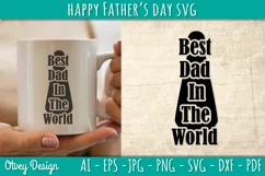 Happy Father's Day SVG | Happy Father's Day Cricut File Product Image 1